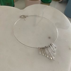 silver necklace
